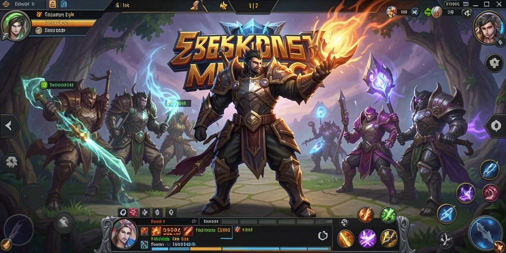 Screenshot gameplay <strong>55KBET</strong> yang menampilkan petualangan mendebarkan di dunia MMORPG.