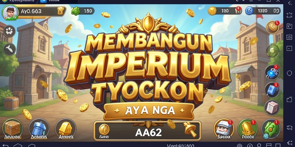 Screenshot menunjukkan momen seru gameplay Tycoon di AA62.