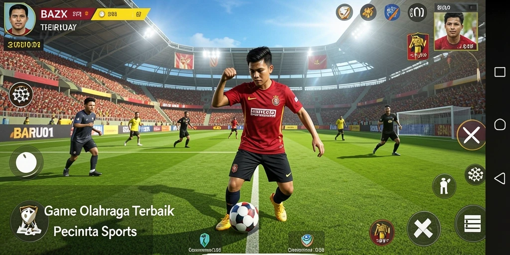 Tampilan menarik dari gameplay SERU dalam BARU01.