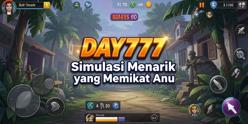 Tampilan gameplay DAY777 yang menggugah selera dengan aksi simulasi yang menarik.