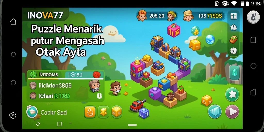 Tampilan gameplay INOVA77 yang menantang dan menarik.