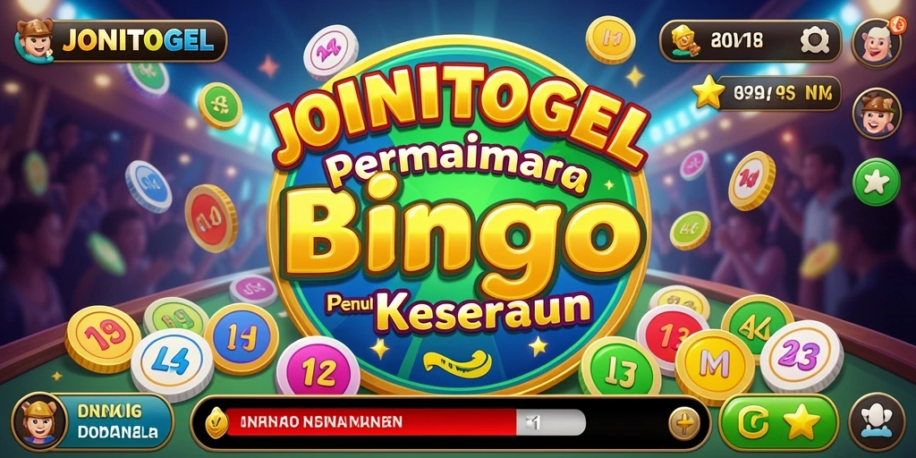 Screenshot gameplay JONITOGEL yang menunjukkan keseruan permainan Bingo.