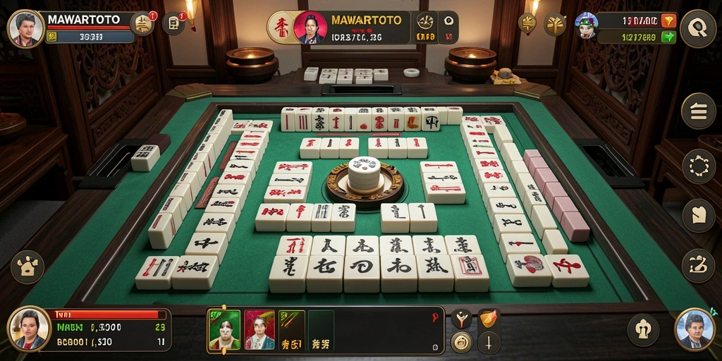 Screenshot gameplay MAWARTOTO menampilkan keseruan permainan Mahjong.