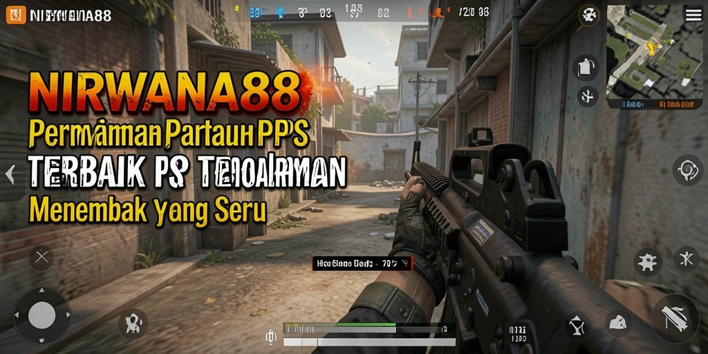 Tampilan gameplay menarik dalam NIRWANA88 dengan aksi menembak yang intens.