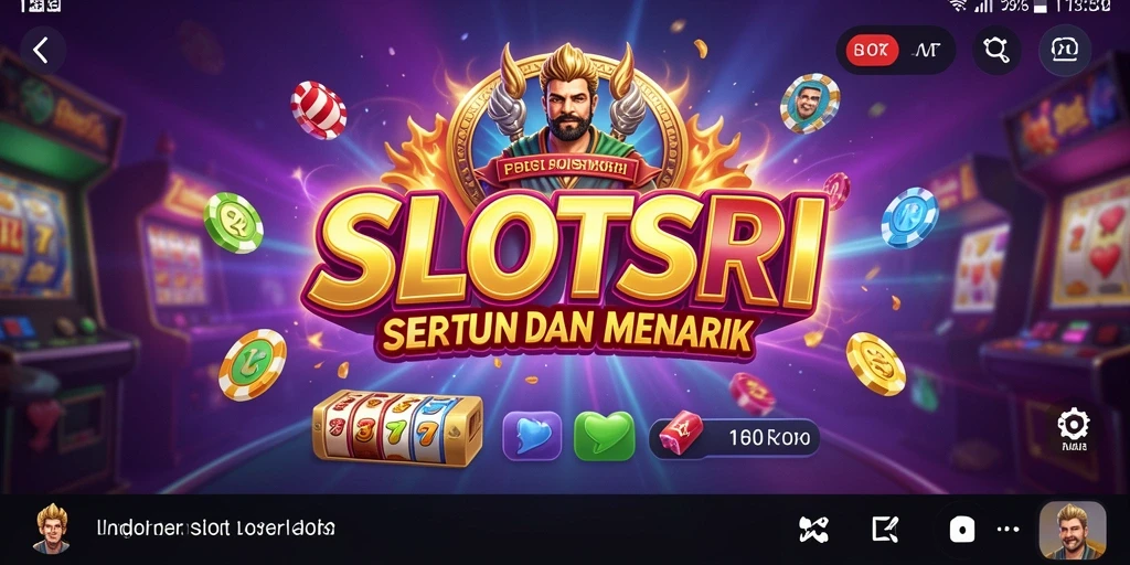 Gameplay menarik SLOTSRI yang penuh warna dan slot menantang.